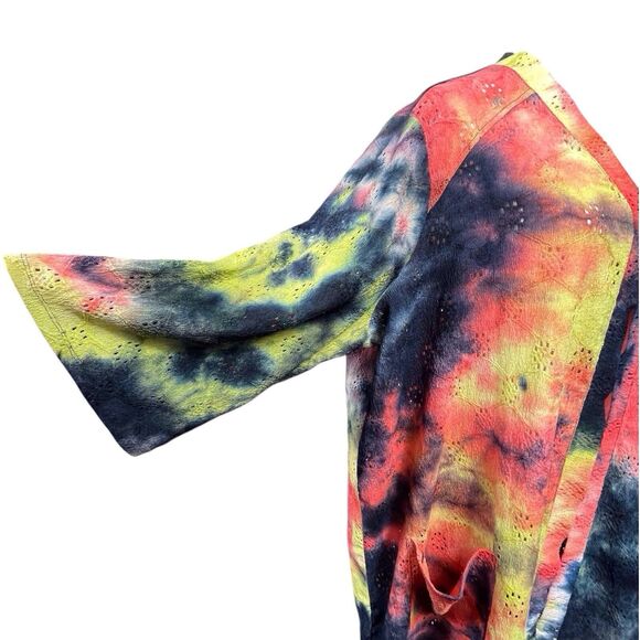 NWT LOGO by Lori Goldstein Tie-Dye Beach-to-Street Cover-Up Duster Size 2X - Picture 9 of 16